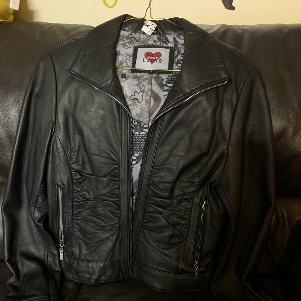 Leather jacket